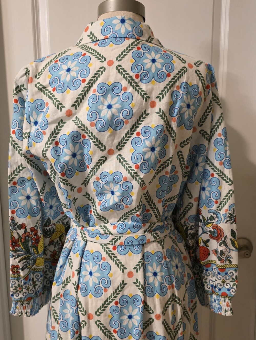 Boden Clara Linen Maxi Dress Size 14 - Picture 8 of 11